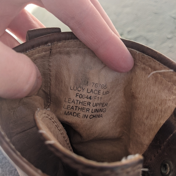 FRYE Lucy Lace Up Boot - Picture 7 of 9